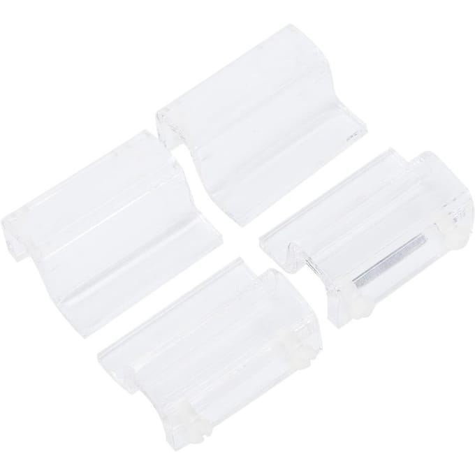 4 stuks glazen deksel acryl klemhouder steunklem accessoire voor aquarium white