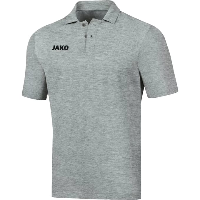 Jako Base Polo Dames - Lichtgrijs Gemeleerd | Maat: 34