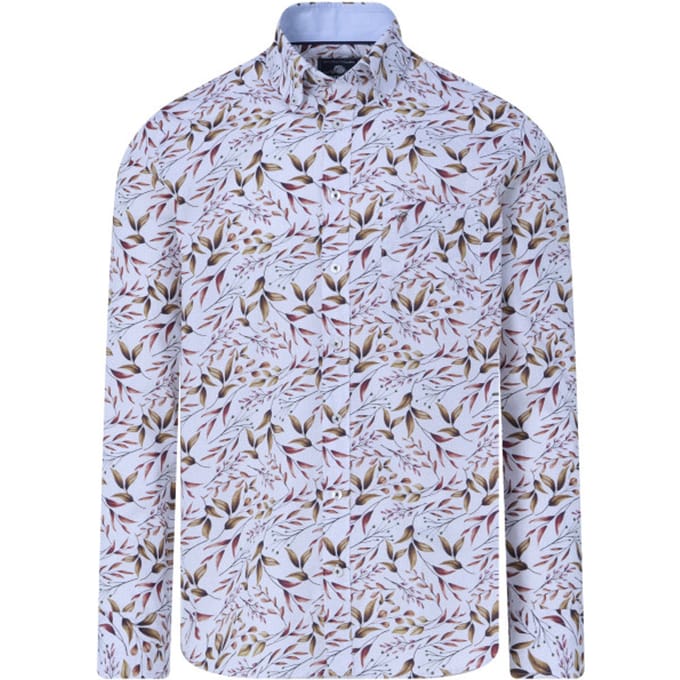 Campbell Casual overhemd met lange mouwen