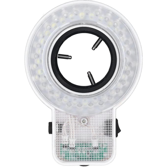 LED Ring Microscoop Licht 56 Kralen Verstelbaar 360 Graden Draaibare Lamp 63mm Montage US Stekker