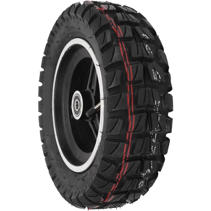 Pneu 6,5 pouces avec jante 90 65‑6,5 Traction accrue Performances stables Remplacement de roue pour mini-moto black
