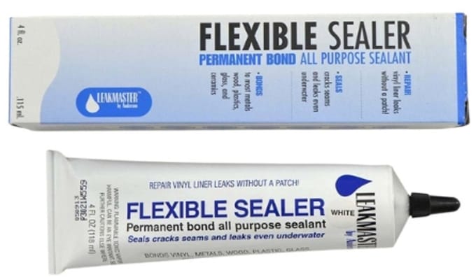Flexibele vloeibare afdichting wit - 115 ml - zwembad