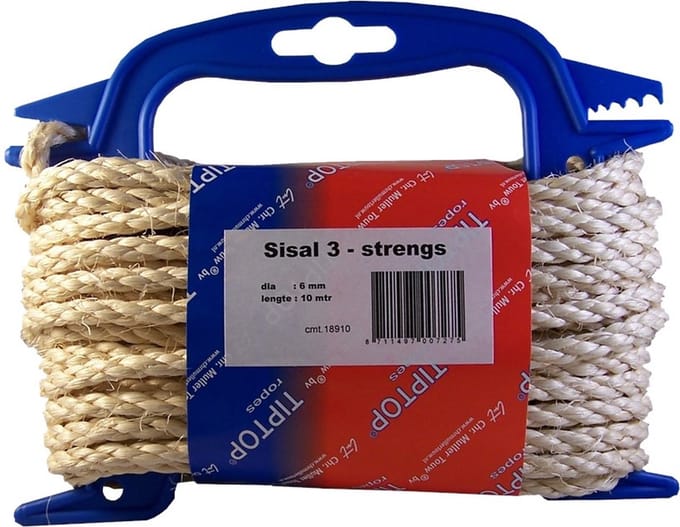 Muller sisal touw 8mm (Per 10 meter)