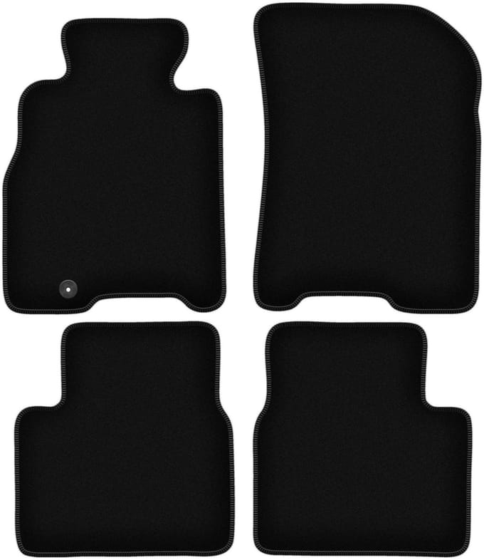 BASIC zwarte veloursmatten voor: Mazda Xedos 9 sedan (1993-2001)