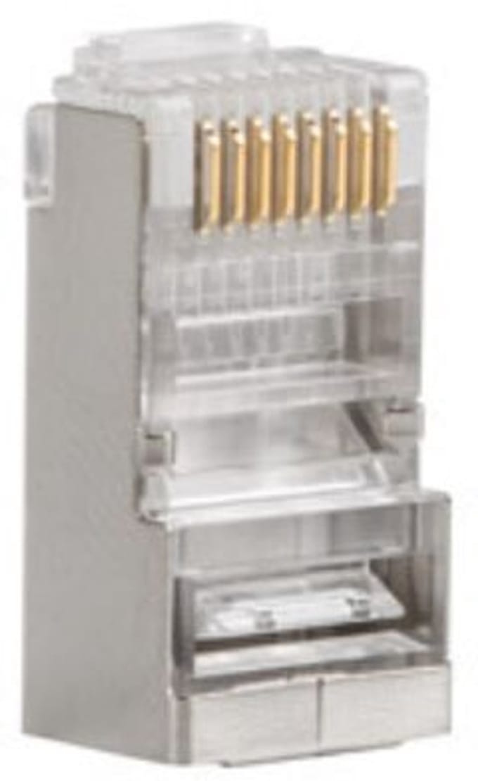 Lanberg network connector - Zilver