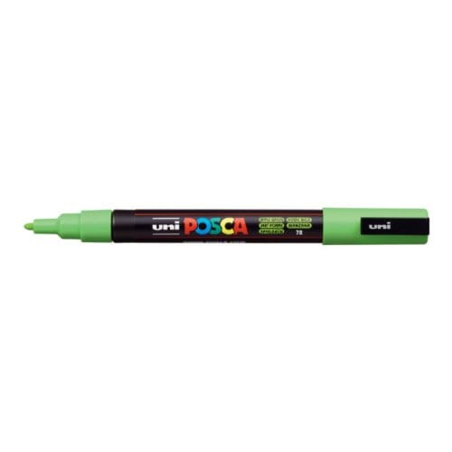 Posca marker met conische punt schrijfdikte fijn appelgroen