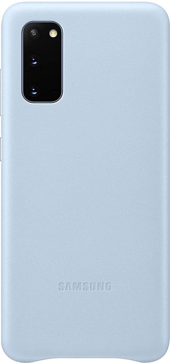 Samsung Leather Hoesje - Samsung Galaxy S20 - Blauw