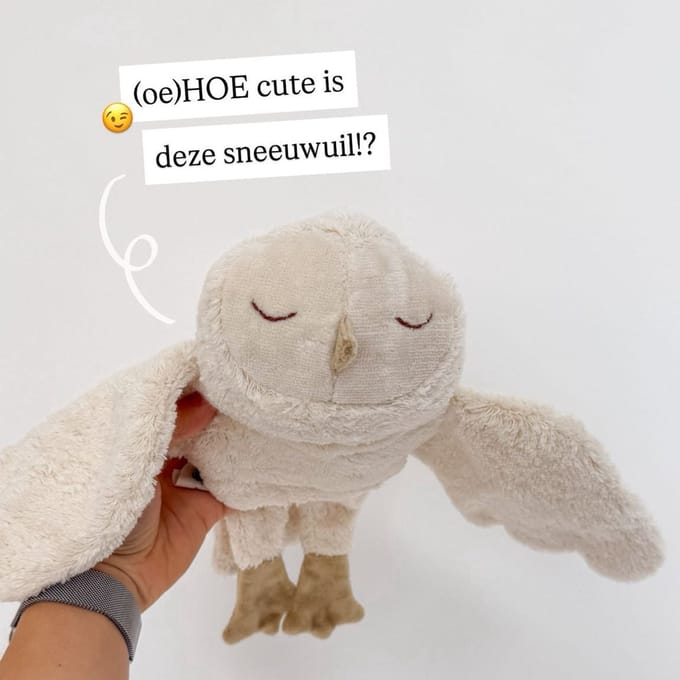 Senger Naturwelt warmte knuffel sneeuwuil klein 2 mnd+