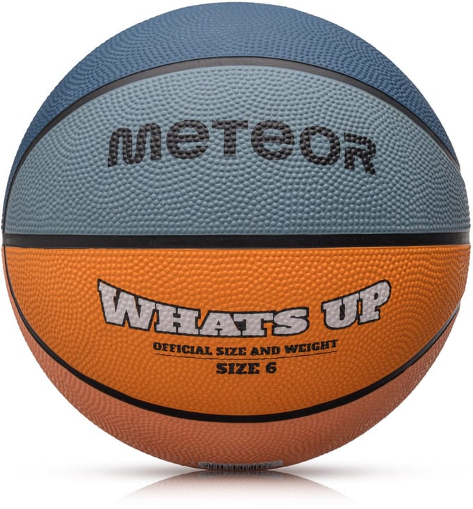 Meteor What's up 6 - Basketbal - Maat: 6, Kleur: Zee groen/Oranje