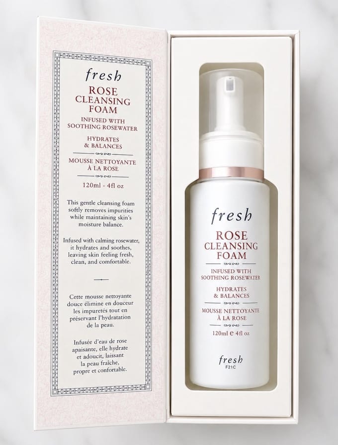Fresh - Rose Cleansing Foam - 120ml