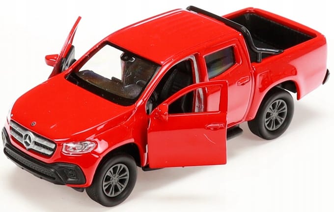 Welly Mercedes-Benz X-Class Pick-up Metaal Speelgoedauto 1:34-1:39 Rood