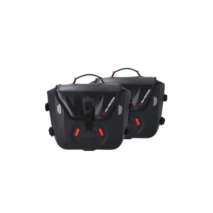 Paar zijtassen SW-Motech WP S/S. Triumph Thruxton 900 (04-15).