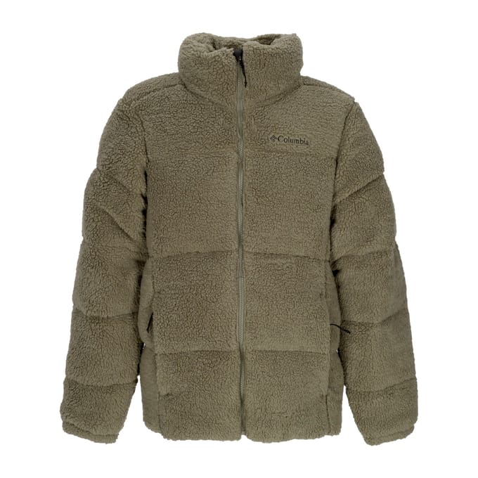 Mannen Beer Puffect Sherpa Jacket Stone Green