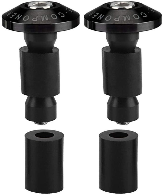 Dailygoods- Stuurplug Aluminium - Universeel - 1 Paar - Duurzaam