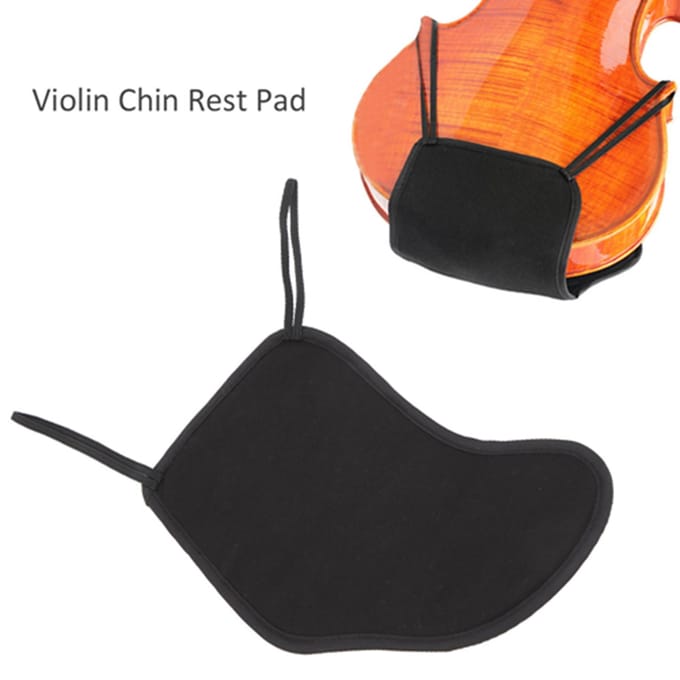 Viool Kinsteun Pad Zachte Katoenen Spons Hoes Beschermer Muziekinstrument Accessoires black