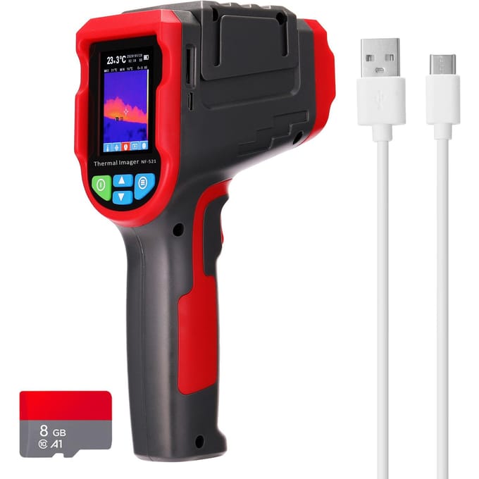 NF-521 Thermische Camera Draagbare Infraroodcamera Digitaal Display Verwarmingsdetector Handheld veelkleurig
