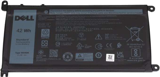 Dell OFW8KR Batterij - 42Wh - (1,5cm variant)