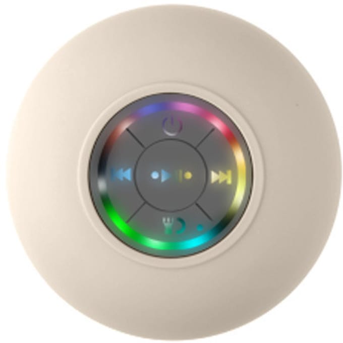 Draadloze Speaker - Bluetooth Speaker Draagbare Speaker - Muziek Luisteren - Waterdicht Ontwerp - 9x9x5 cm - Wit