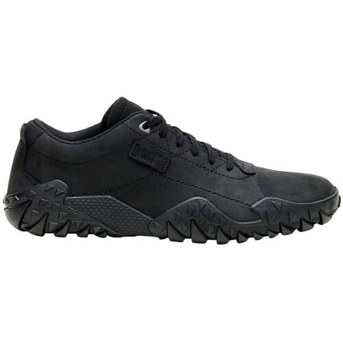 Caterpillar Gridlock Lo Tumbled Nubuck Heren Zwarte Veterschoenen