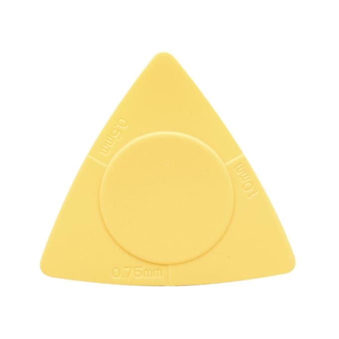 Plectres de guitare multi-épaisseur, accessoires pour instruments de musique, 0.5/0.75/1.0mm noir