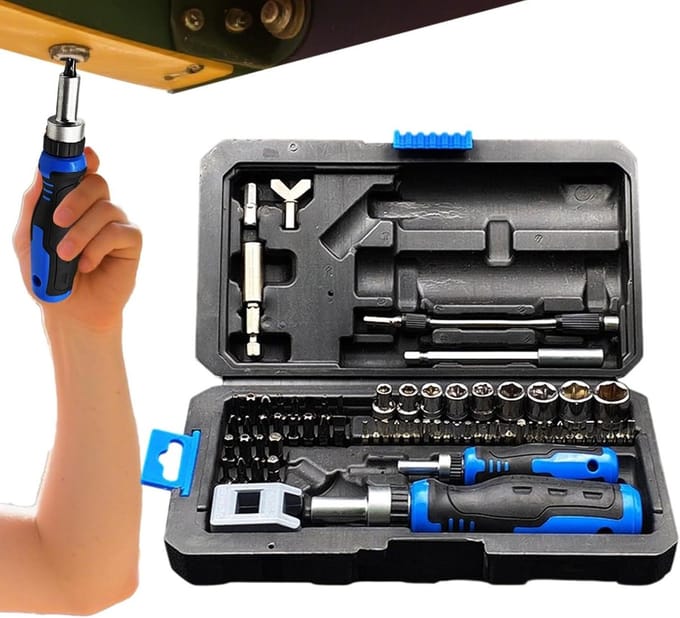 Ratelschroevendraaier Set - Precisie Driver Tool - Apparaat Reparatie - 69-in-1 Bits Assortiment - Niet gespecificeerd - Niet gespecificeerd