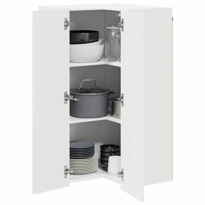 vidaXL - Vaatwasserpaneel - Kalmar - Hoogglans - wit - 57 - x - 57 - x - 100 - cm