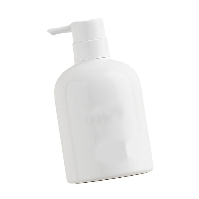 Shampoo Dispenser Fles Plastic 500ml Grote Capaciteit Woondecoratie met Pomp voor Badkamer Wit wit