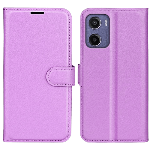 Mocaa Motorola Moto E15/G05 4G Slim-Fit Bookcase Paars
