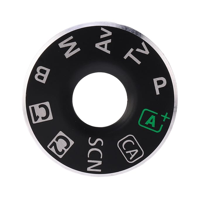 Camera Functie Draaiknop Afdekplaat Modus Interface met Film Reparatie Accessoire voor 6D