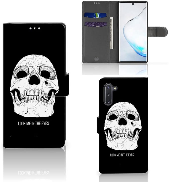 Telefoonhoesje met Naam Samsung Galaxy Note 10 Skull Eyes