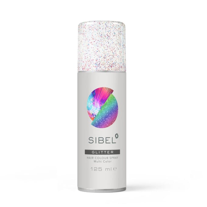 Sibel Kleurspray multicolor glitter 125ml