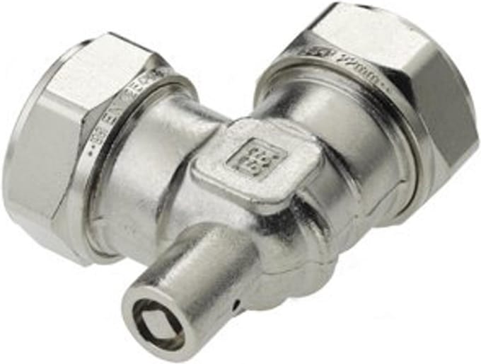 Bonfix knelkoppeling - Kniekoppeling met ontluchter - 22mm x 22mm - Vertint Messing