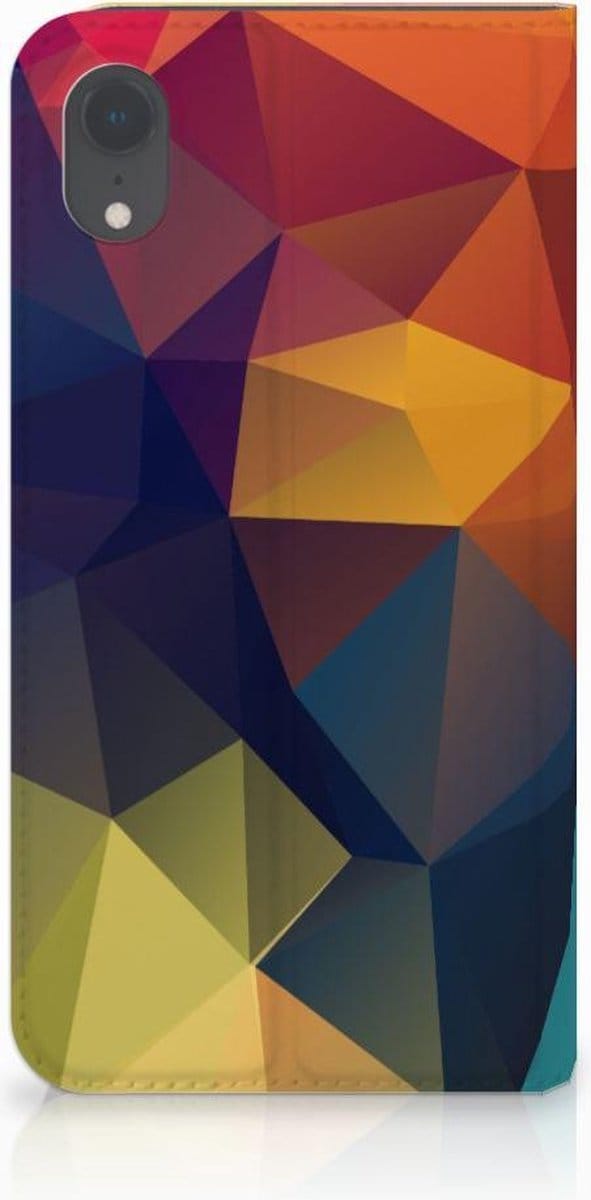 Apple iPhone Xr Stand Case Polygon Color