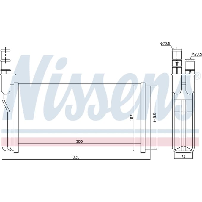 Waterverwarmer NISSENS 70011