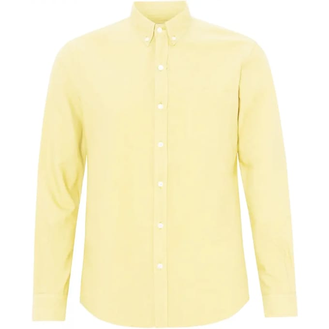 Overhemd Colorful Standard Organic soft yellow