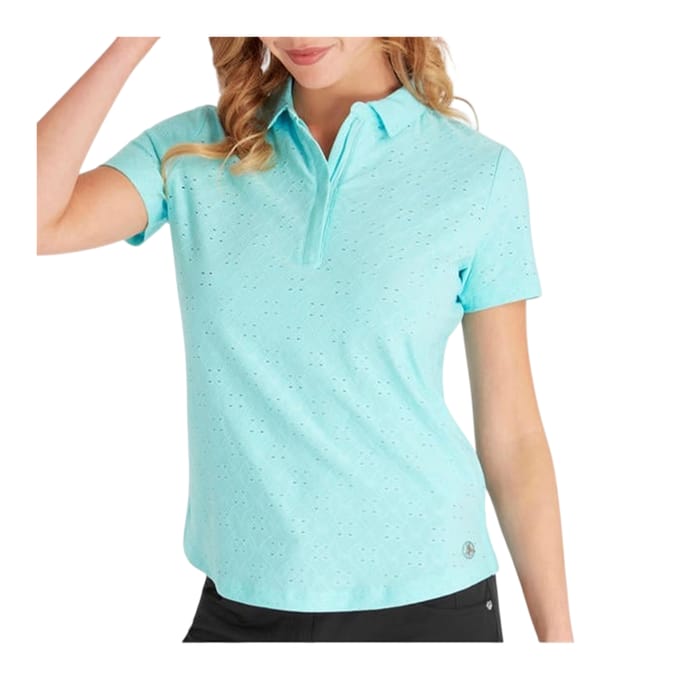 Calvin Klein Dames/Dames Golf Poloshirt (Aqua)