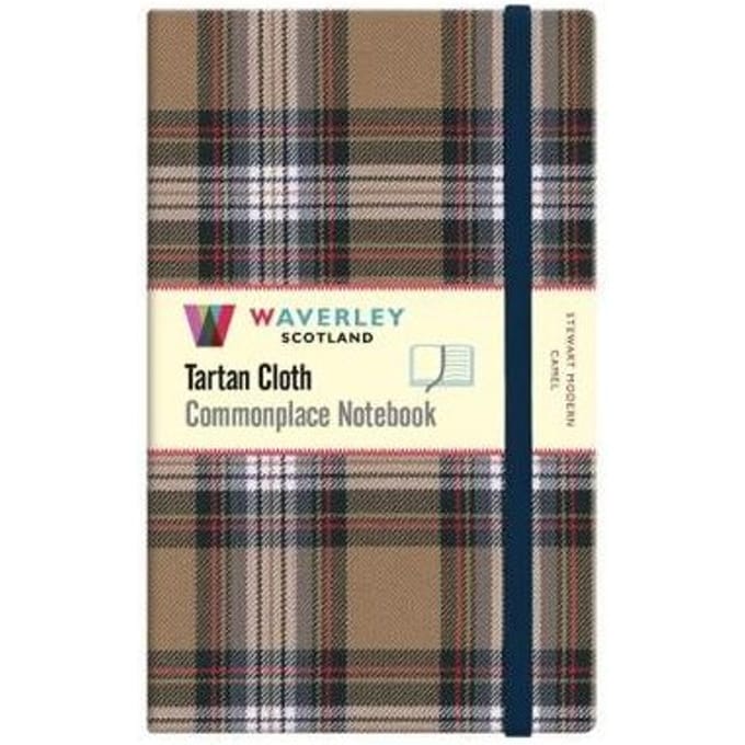 Stewart Modern Camel Genuine Tartan Cloth (Large)