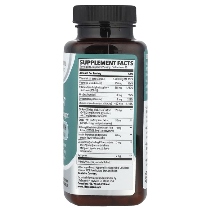 Therapeutisch, Visibili-T® Areds 2 Formule, Extra Sterkte, 90 Veggie Capsules