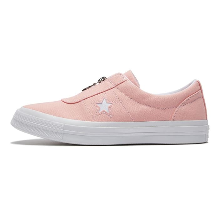 Converse One Star Classic Veelzijdige Lage Canvas Schoenen Dames sneaker Roze Wit 564204C 36.5 beige