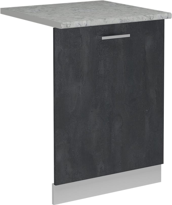 Vicco R-Line Vaatwasserfrontpaneel – 60 cm, WB Marmer Zwart beton