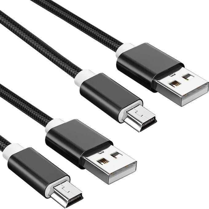 NTHProducts - Mini Usb Kabel - Usb 2.0 - Opladen en Syncen - Zwart