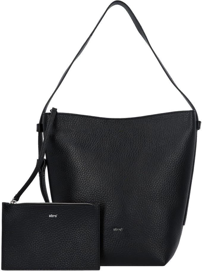 abro Cosmo Shopper Tas Leder 35.5 cm - 18 L - black-nickel