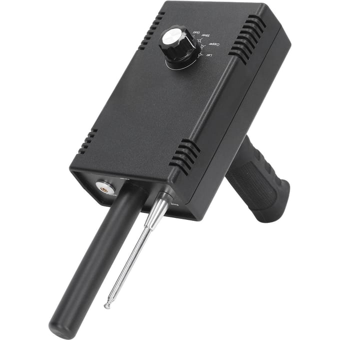 Ondergrondse Metaaldetector Afstandsbediening Positionering Goud Zilver Scanner Locator Handheld Metaalzoeker black