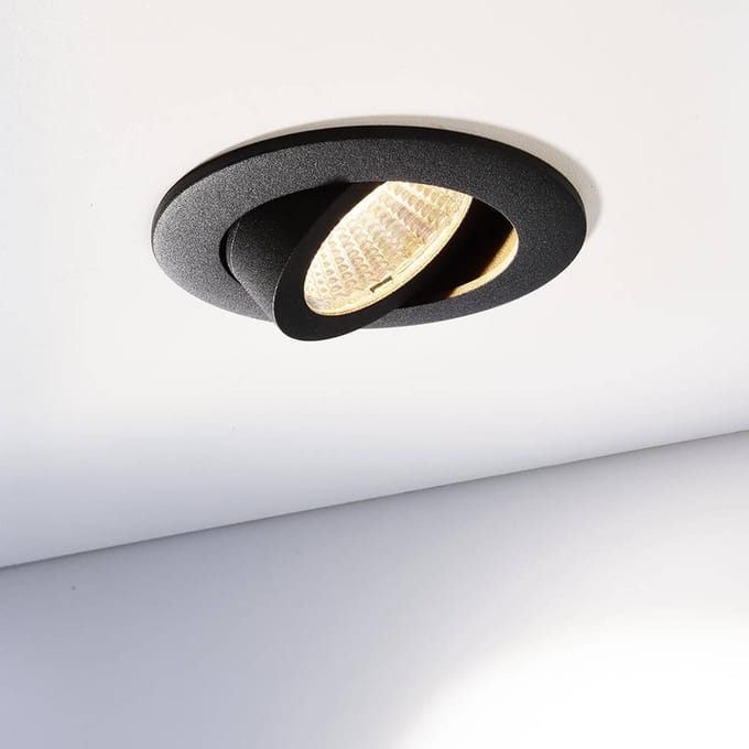 Deko-Light LED plafond inbouwspot voor plafond Dione 3.000 K wit