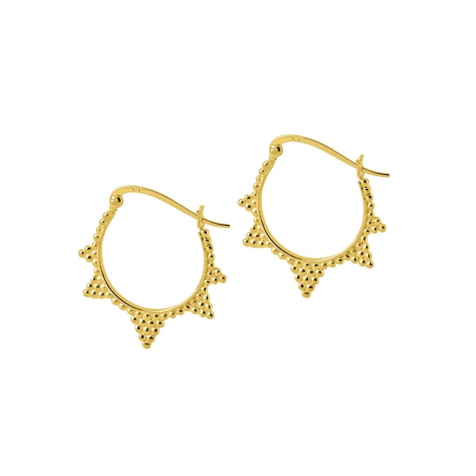 Goud Plated Indian Ster Hoop