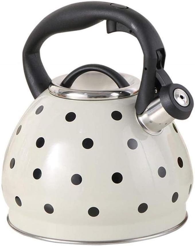 Fluitende Waterkoker - Theepot RVS - Heet Water Maken - Ergonomische Handgreep - 3L Capaciteit - Rood
