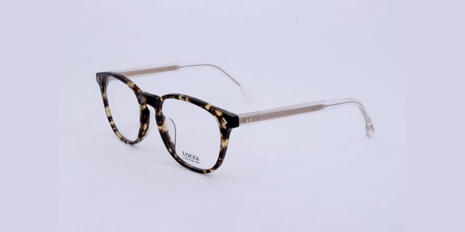 Lozza VL4291 Shiny yellow havana 50/18/140 UNISEX Brilmonturen