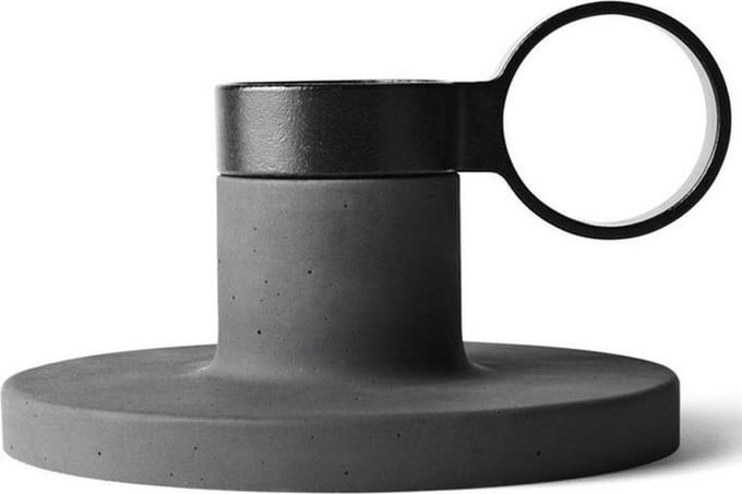 Menu - kandelaar - Weight by KiBiSi - donkergrijs beton