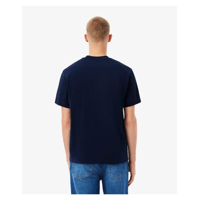 Lacoste 1ht1 Men's Tee-shirt T-shirts Donkerblauw Th7318-61