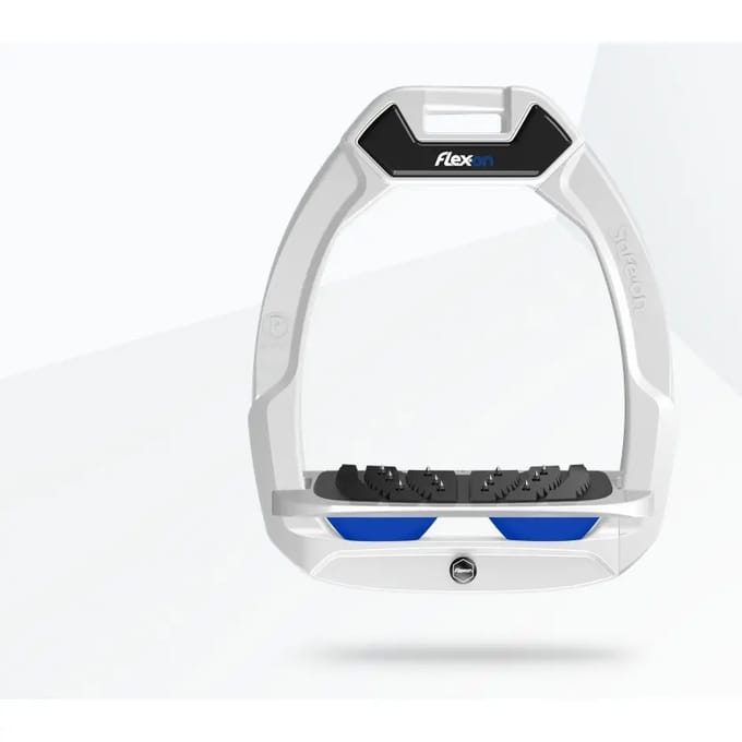 Veiligheids-ruitersriem Inclinatie Ultra Grip Wit/Grijs/Blauw Flex-On Safe-On